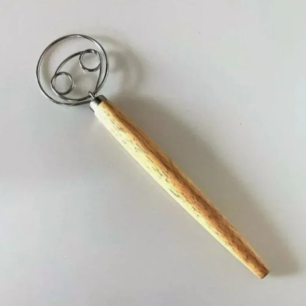 DANISH DOUGH WHISK  4 LOOP DOUBLE EYE DESIGN